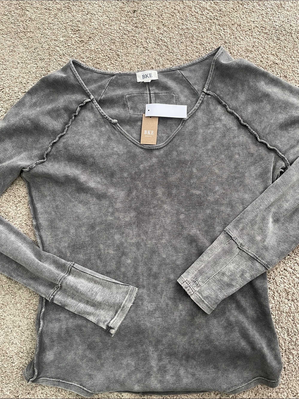 NWT BKE washed black top size medium